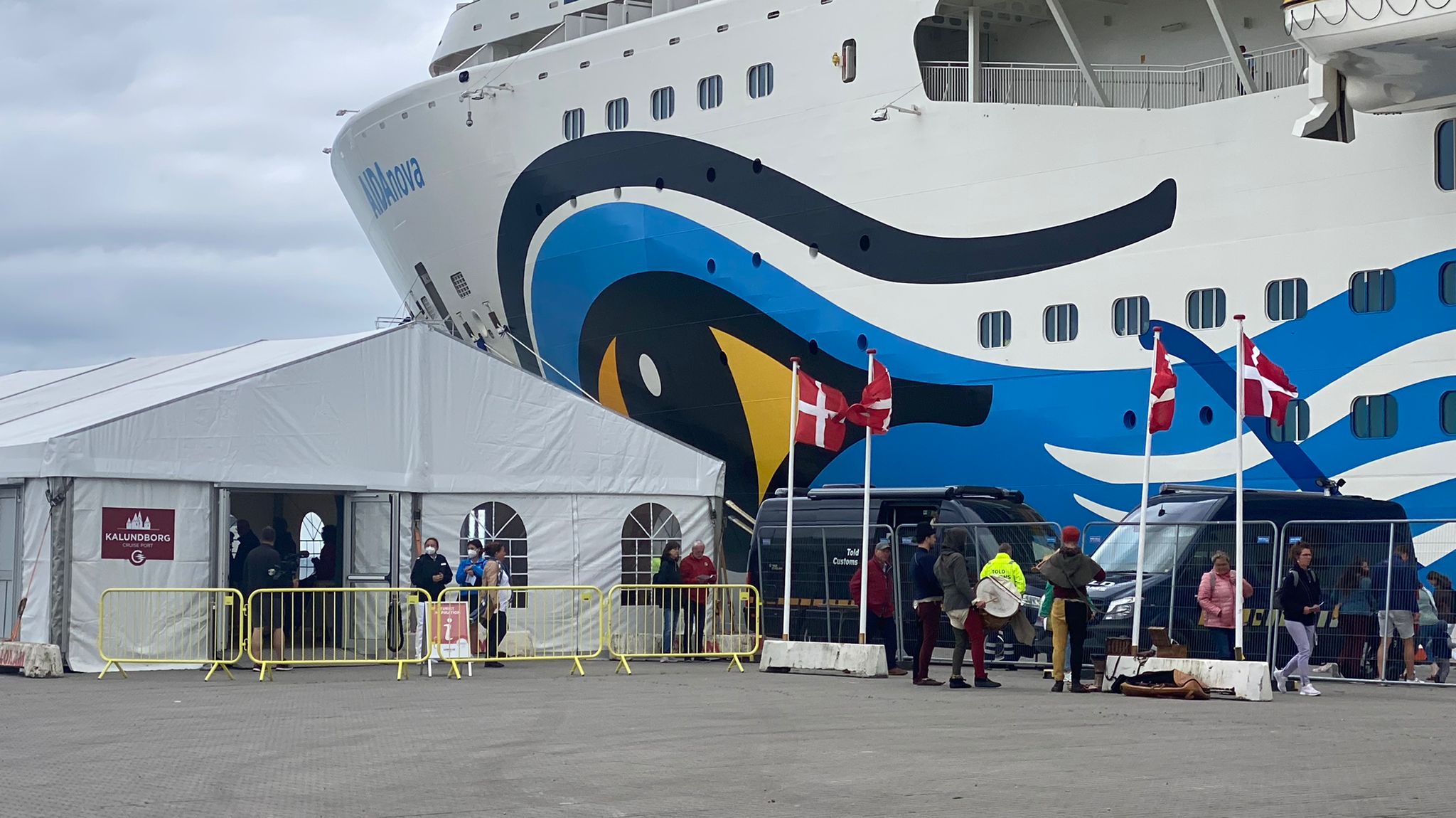 BIGGEST SHIP TO EVER CALL KALUNDBORG CRUISE PORT